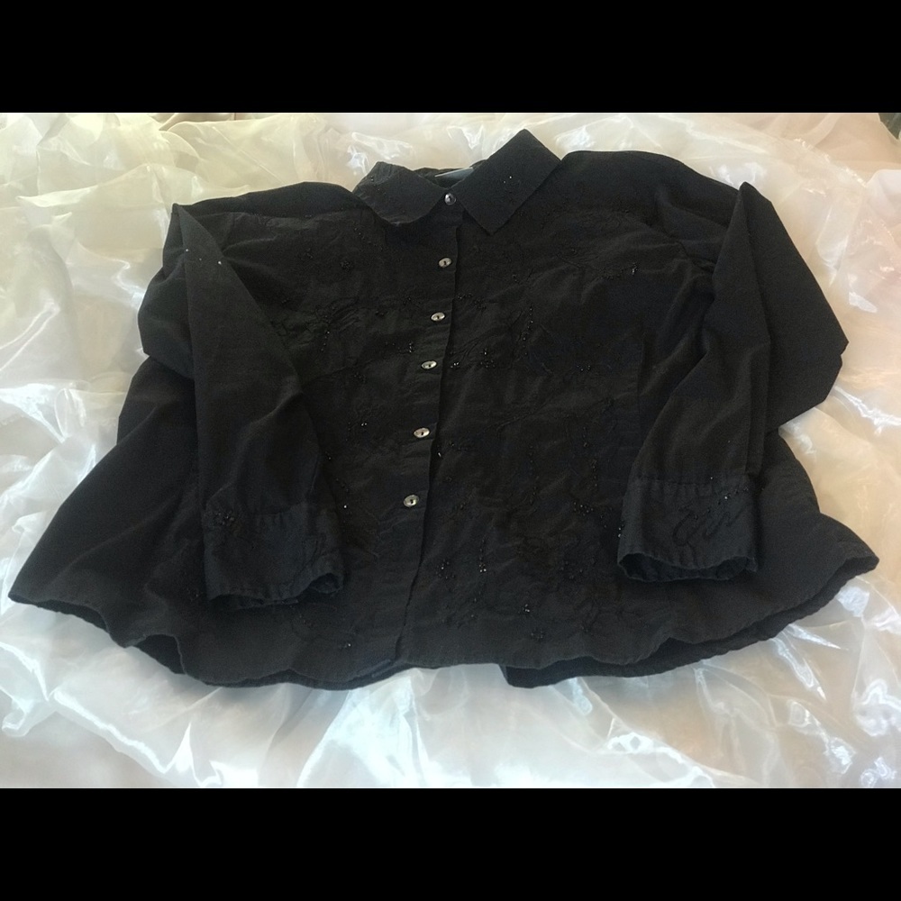 Black Chicos long sleeve blouse (a)​